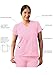 Adar Uniforms Women's Modern V-Neck Scrub Top - A6008 - Soft Pink - XL