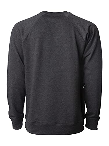 Independent Trading Co. - Icon Lightweight Loopback Terry Crewneck Sweatshirt - SS1000C - 2XL - Charcoal Heather3