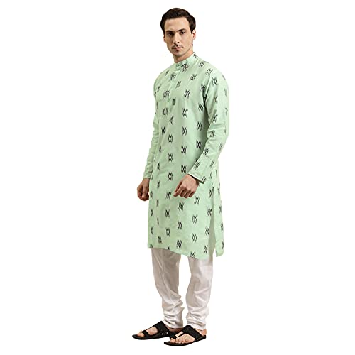 Image of SOJANYA (Since 1958 Men's Cotton Printed ONLY Kurta