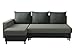 Produktbild Mirjan24 Ecksofa Tom! Sofa Eckcouch Couch! mit Zwei Bettkasten und Schlaffunktion, Funktionssofa L-Form Schlafsofa Bettsofa (Ecksofa Links, Suedine 1008 + Suedine 1024)