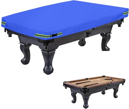 Pool Table Cover 7ft - Billiard Table Cover 600D Waterproof Covers for Billiard Pool Table Heavy Duty Scratched-Free UV Protection Snooker Furniture Table Cover - 7 Feet