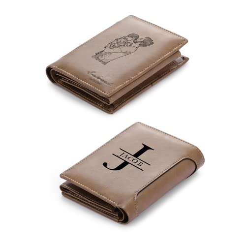 Personalized Custom Photo Wallets for Men Engraved Picture & Initial Name Wallets for Men Custom Casual Bifold Wallet Personalized Gifts for Father, Husband, Boyfriend (Style 6) Personalized Custom Photo Wallets for Men Engraved Picture & Initial Name Wallets for Men Custom Casual Bifold Wallet Personalized Gifts for Father, Husband, Boyfriend (Style 6)