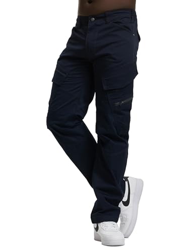 Brandit Adven Slim Fit Pants, Farbe: Navy, Größe: L