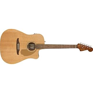 Fender Redondo Player Guitare acoustique Naturel - Les Beatles, Paul McCartney, John Lennon, RIngo Starr, George Harrison