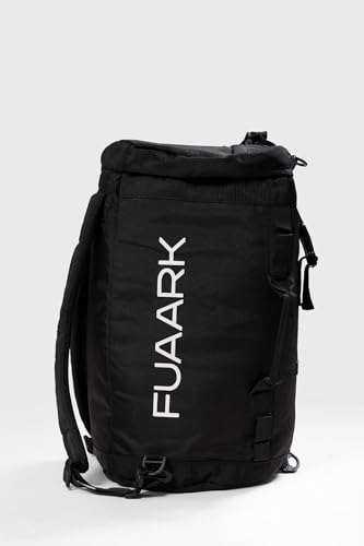Image of Fuaark 40L Dual Force Hybrid Heavy Polyester Duffle Bag Black