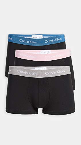 Image of Calvin Klein Men's Polyester Classic Solid Trunk (Pack of 3)