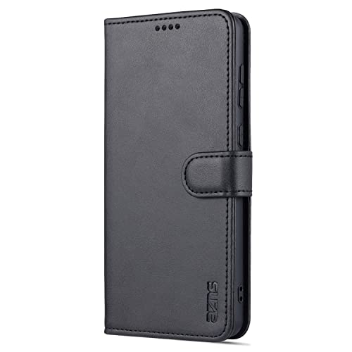 Étui Samsung Galaxy A73 5G anti rayure avec rangement carte bancaire noir