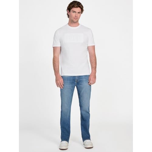 GUESS Men's Eco Short Sleeve Embossed Logo Tee4