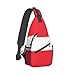 BLWSLC Austrian flag Patterned men's crossbody bag with adjustable strap, suitable for outdoor hiking or daily commuting