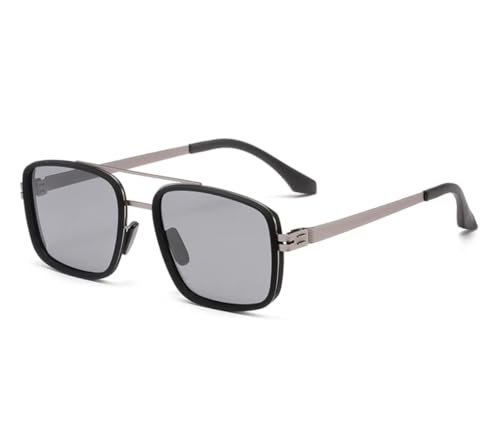 Lunettes de soleil vintage UV400 en métal pour style conduite mixte