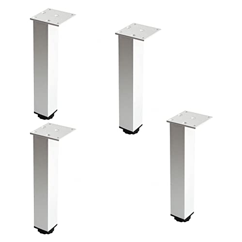 Patas de repuesto para muebles de metal: soporte firme y ajustable en pack de 4 2