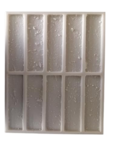 Moule pour briques de plâtre effet Travertin pour rénover un mur intérieur