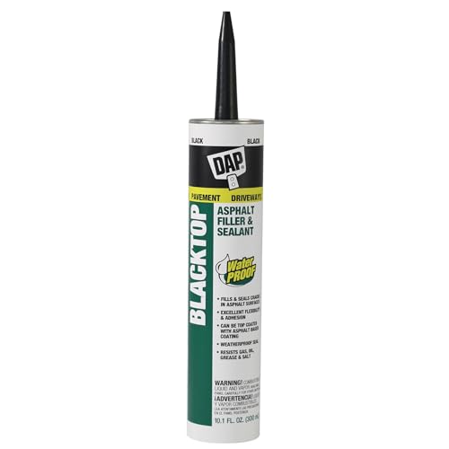 DAP Blacktop Asphalt Low Voc Sealant, Black, 10.1 Oz (7079827065)