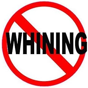 3pcs No Whining Circle Funny Hard Hat/Helmet Vinyl Decal Sticker