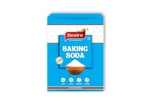 Desire Baking Soda 1 kg | Pure & Versatile for Baking, Cleaning, and Deodorizing | Perfect for Cakes, Cookies, and Breads | Natural Cleaner for Kitchen, Bathroom, and More