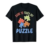 Puzzle Lover Jigzaw Puzzle Boardgame: Atrévete a tocarlo Camiseta