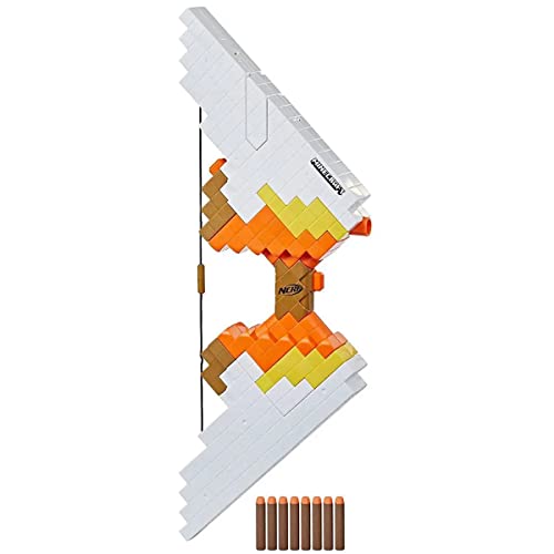 Nerf Minecraft Sabrewing - Lança Dardos com 8 Dardos Nerf Elite inclusos - F4734 - Hasbro