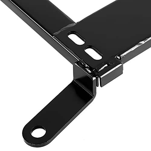 Spec-D Tuning Racing Seat Steel Mounting Brackets Rail Track Pair Compatible with 2008-2017 Mitsubishi Lancer EVO