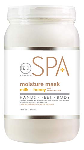 Bcl spa moisture mask milk + honey with white chocolate, 128 oz
