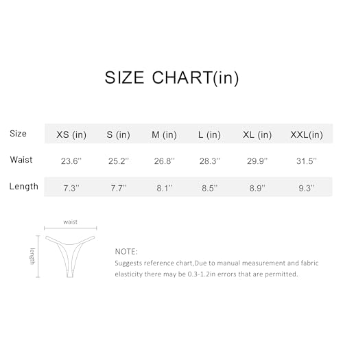 DEANGELMON G-string Thongs for Women Panties No Show Thong Seamless Underwear Low Rise Comfortable Microfiber Workout Pack