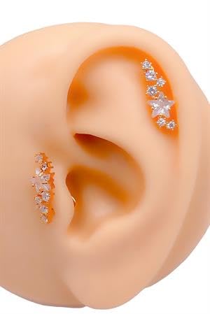 316L Paslanmaz Çelik Samanyolu Piercing