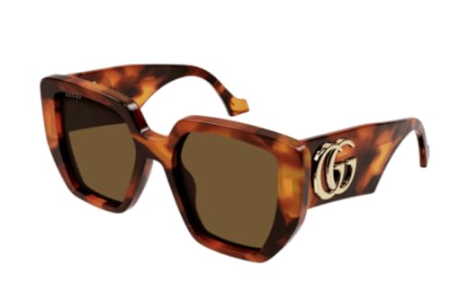 Gucci Brown Geometric Ladies Sunglasses GG0956S 007 54