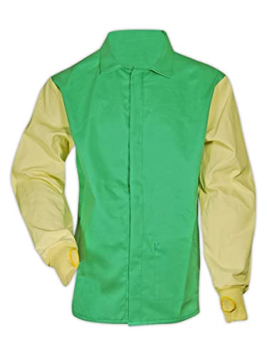 Image of MAGID Flame Resistant Jackets Flame Resistant Leather Blend, 1 Pairs, Size 2XL, 1837GRTW