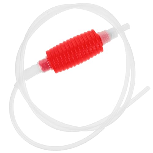 Mobestech tubería de petróleo Tanque Embudo Tubo de sifón de Gasolina para automóvil Calentador Barril inflador fluir Bomba Manual de sifón de Alto Flujo Bomba Manual para pecera el plastico