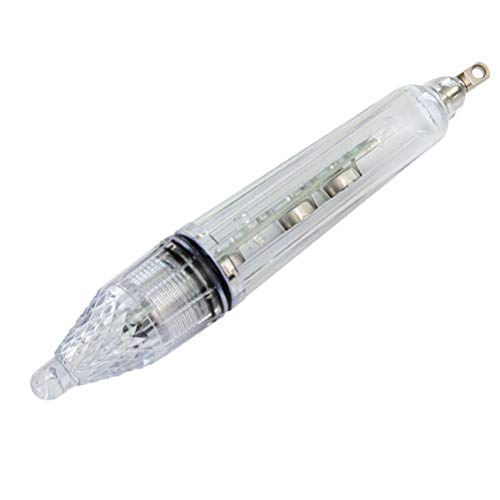 LEDMOMO Luz del señuelo de la pesca, 17cm 45g Señuelos para la pesca de pesca Luz profunda del descenso de la luz LED de la gota del agua