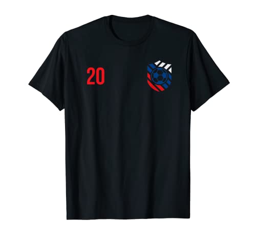 Flag Czech Republic T-Shirt, Black
