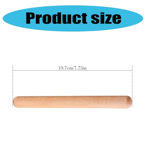 1 Par de Baquetas de Madera para Instrumentos de Percusión, Juego Musical de Palillos Rítmicos para Tambores miniatura 5