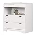South Shore Reevo Changing Table with Storage, Pure White