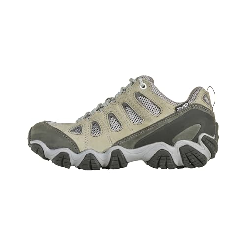 Oboz Women's Sawtooth II Low B-DRY Hiking Shoe, Frost Gray/Sage, 8 Wide