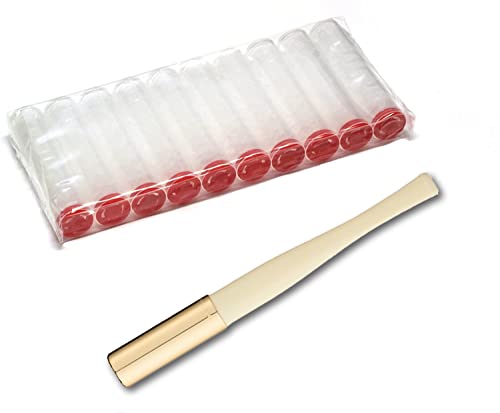 Denicotea Lady Ejector Series Cigarette Holder with Filter Slot & 10 Free Filters - Ivory - Add Style & Sophistication - Avoid Stained Fingers & Lips - German Engineering - 20203