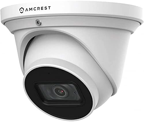 Amcrest Analog 4K Outside Safety Digicam, Turret 8MP @15fps CCTV-Coax-BNC, 65ft Evening Imaginative and prescient, 125° Angle, Constructed-in Mic, White (AMC4KDM28-W-V3), (Not an IP Digicam) DVR Required, Not Included