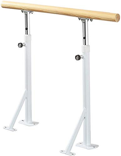 Barre de ballet double portable et gym à hauteur réglable extensible