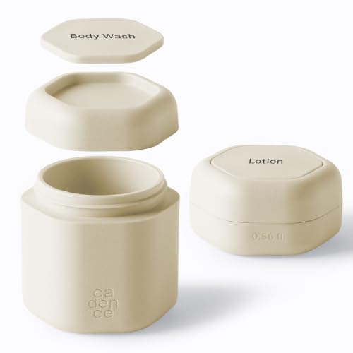 Cadence Travel Containers - 2pk (1 Small, 0.56oz + 1
