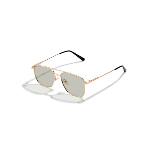 Image of SAM AND MARSHALL VEIN Sunglass I 400% UV Protection I Metal Sunglass I Square Sunglass I Double Bar I Unisex
