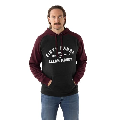 TROLL CO. CLOTHING Dirty Hands Clean Money 2-Tone Midweight Hoodie Pullover
