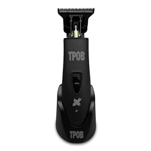 TPOB Ghost X Beard Trimmer Hair Clippers for Men, Professional Hair Trimmer T-Blade Trimmer Cordless Rechargeable Edgers Clippers Electric Beard Trimmer Shaver (Ghost X Blackout)