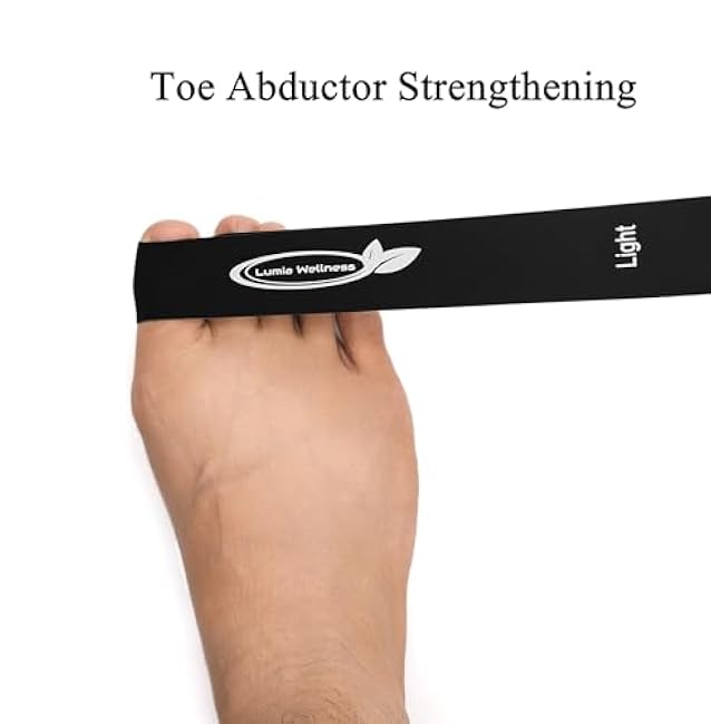 Toe Bands, Mini Latex Bands for Exercise & Stretch, Bunion Correction, Toe, Foot, & Ankle Strengthening, Toe Spacers for Hallus Valgus 4-Pack