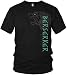 North - Berserker Bär - Wikinger Krieger Walhalla - Vikings Warrior Valhalla - Rune Held - Herren T-Shirt Geschenk für Männer, Größe:XXL, Farbe:Schwarz/Petrol