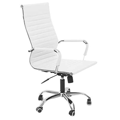 Cadeira de Escritório Esteirinha Base Cromada com Rodinha Fortt B...