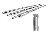  Jeu de 5 forets à béton SDS-plus extra longs (60 cm) (10, 12, 16, 18 et 20 mm)