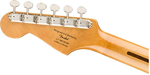 Squier Classic Vibe 50s Stratocaster Electric Guitar, with 2-Year Warranty, Black, Maple Fingerboard - image 8