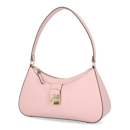 Image of Nautica Voyager Hobo Bag for Women, Vegan Leather Women's Purse, Large Shoulder Handbag with Zipper Closure