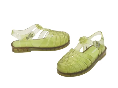 Image of mini melissa Possession Jelly Fisherman Sandal for Toddler and Kids | Iconic Fisherman Jelly Sandal for Toddlers & Girls, Adjustable Buckle, Waterproof, Bubblegum Scent, Play & Dress Shoes
