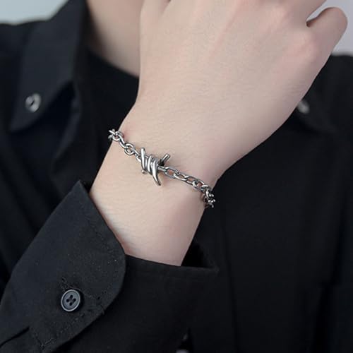 Image of SALTY ALPHA Slick Bracelet for Men & Boys | Stainless Steel | Wrist Band | Fancy & Stylish | Birthday Gift | Aesthetic Jewellery | Accessories for Everyday Wear | Christmas, Marriage, Birthday | Gift for Valentine Day