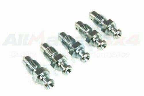 AllMakes4x4 Imperial Brake Cylinder Bleed Nipples Screws x5-556508 Fits for Land Rover Series 2 3