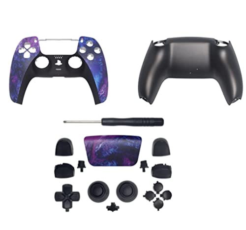 Front Back Housing Shell Diy Shell Custom With Buttons Touchpad Cover For Ps5 Controller Galaxy #TOP3